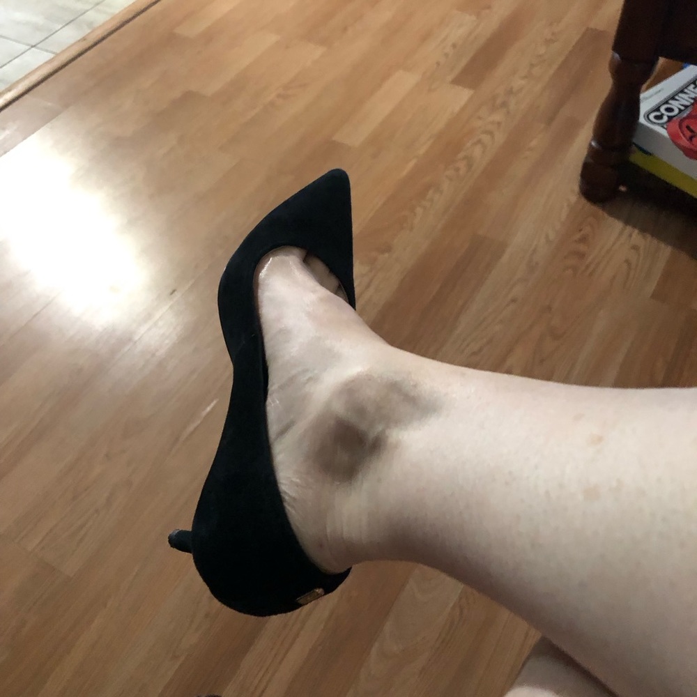 Coach suede leather pointy heels! Same condition when bought tried to wear!